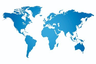 Mehrer Mapa del mundo de servicios